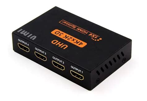 Splitter Divisor De Señal 1 Pantalla A 4 Pantalla Hd 4k Vimi Mercadolibre