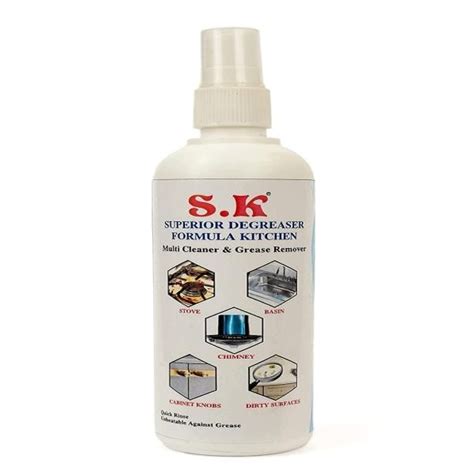 Sk Kitchen Stain Remover Spray Used To Clean Grease Oils Grime