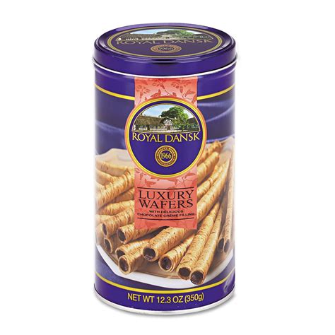 Royal Dansk Cookies, Chocolate Filling, 12.3oz Tin - Walmart.com ...