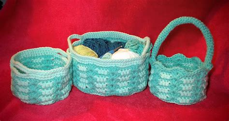 Baskets For Easter - Crochet Ideas