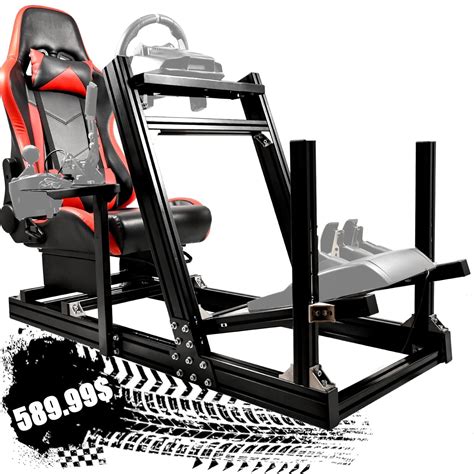 Amazon Gazzyt G Racing Simulator Cockpit Red Racing Seat Stand