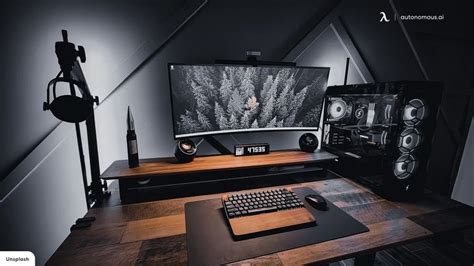 Dark Gaming Setup Game Room Design Game Room Decor Game Room