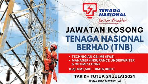 Peluang Kerjaya Terkini Di Tenaga Nasional Berhad Tnb 2024 Apply Di