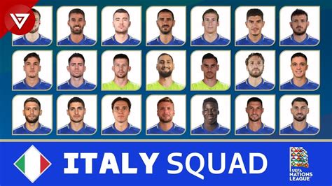 ITALY SQUAD FOR UEFA NATIONS LEAGUE FINALS 2023 Vs SPAIN YouTube