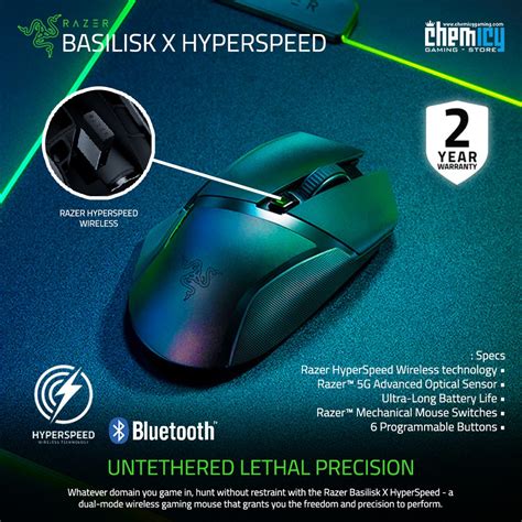 Jual Razer Basilisk X Hyperspeed Wireless Bluetooth Gaming Mouse