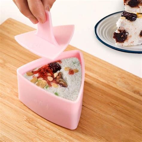 Hh Sushi Mold Onigiri Rice Ball Food Press Triangular Sushi Maker Mold