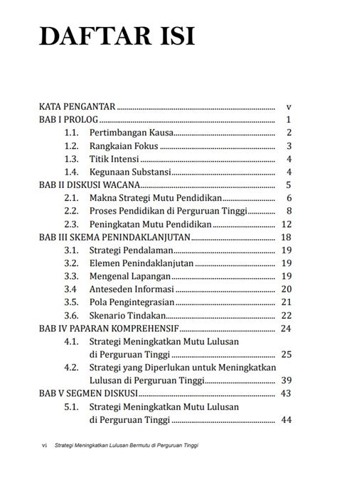 Buku Strategi Meningkatkan Lulusan Bermutu Di Perguruan Tinggi