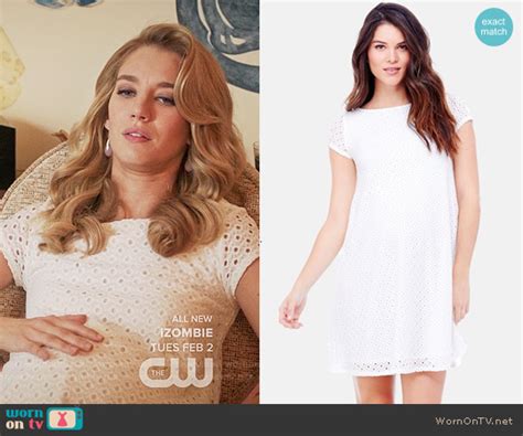 WornOnTV Petras White Eyelet Maternity Dress On Jane The Virgin