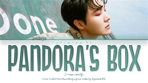 j hope 제이홉 Pandora s Box Lyrics Color Coded Han Rom Eng YouTube