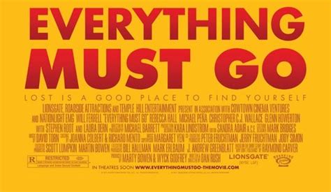 Everything Must Go Trailer & Poster - HeyUGuys