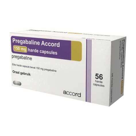 Pregabaline 150mg 56caps Epilepsie Medicijnen Nl