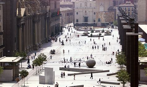 Fotos De La Evolución De La Plaza Del Pilar Desde Los Años 20 Imágenes