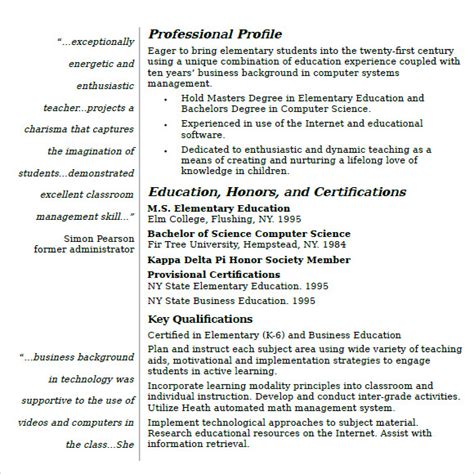 Free Teacher Resume Template Microsoft Word Check Out Below Our