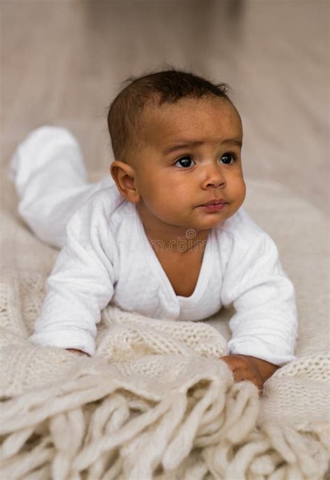 Happy 3 Month Old African American Baby Stock Photos Free And Royalty