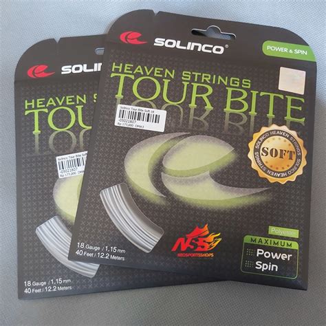 Jual Senar Raket Tenis Solinco Tour Bite Soft Power Spin Original