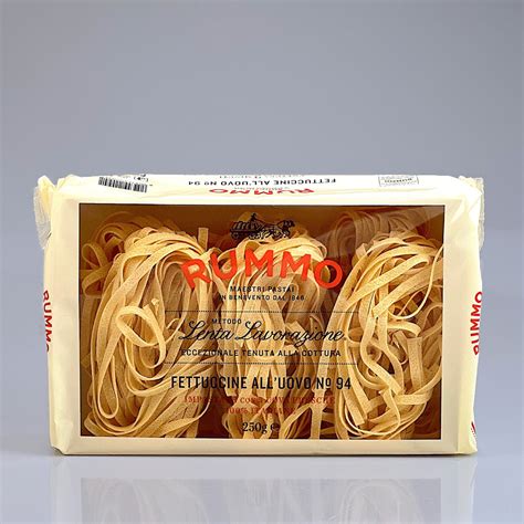 Fettuccine All Uovo 250 G Nr 94 Pasta Rummo In Nester Gelegte