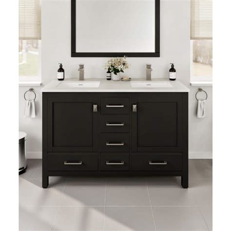 Eviva London In W X In D X In H Double Bathroom Vanity In