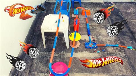 HOT WHEELS TRACK BUILDER MEGA RAMPA NA GARAGEM YouTube