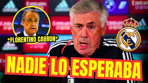 Explosiona Espa A El Reemplazo De Ancelotti Ya Esta Por Florentino