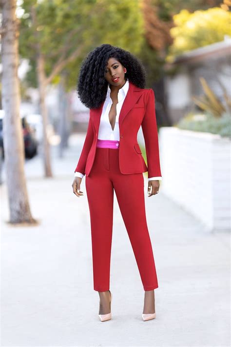 Fitted Blazer Tank Bodysuit Belted High Waist Pants Artofit