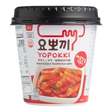 Yopokki Sweet And Spicy Topokki Cup By World Market Sweet And Spicy Instant Recipes Healthy