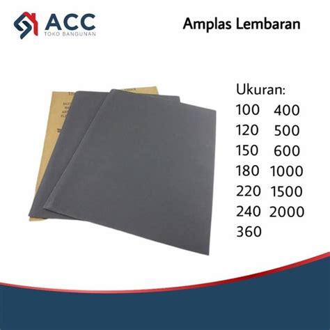 Jual Amplas Lembaran Eagle Amplas Halus Amplas Kasar Di Lapak Toko