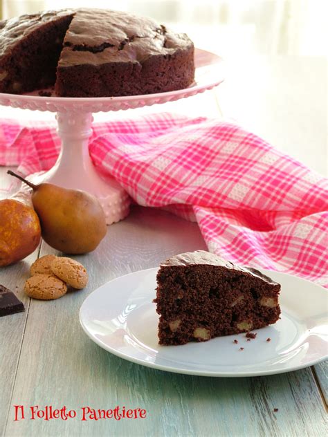 Torta Pere E Cioccolato Con Amaretti Il Folletto Panettiere