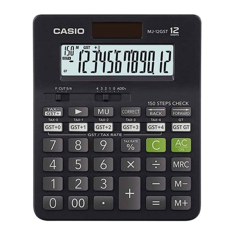 Casio Mj Gst Mj Gst Desktop Calculator User S Manual Manualslib