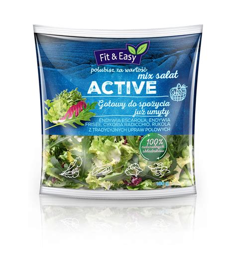 MIX SAŁAT 180G ACTIVE FIT EASY GREEN FACTORY Warzywa Sklep