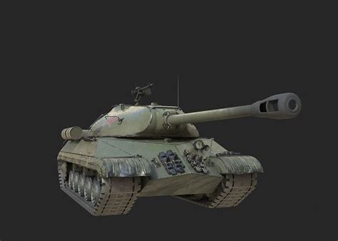 3D model WWII Soviet IS3 IS-3 Heavy Tank VR / AR / low-poly | CGTrader