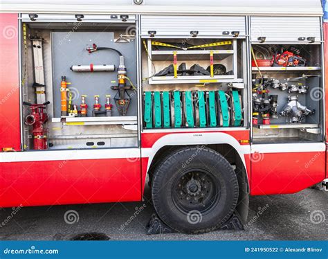 Fire And Rescue Equipment In A Fire Truck Editorial Photography Image