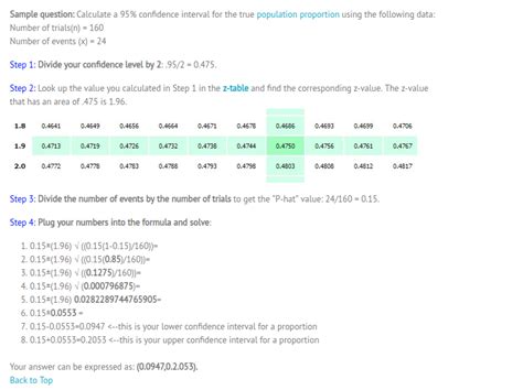 statistics - confidence interval calculation and z score - Mathematics ...