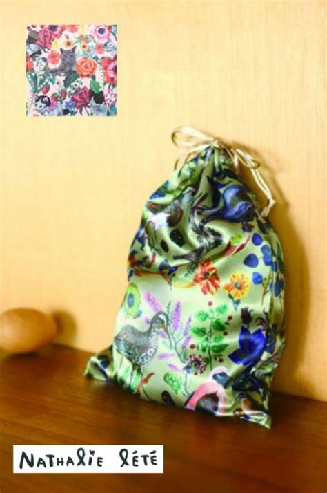 Nathalielete Satin Drawstring Pouch （ナタリーレテサテンポーチ巾着） ファッションバッグ・ポーチ・傘