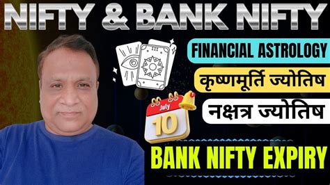 Nifty Bank Nifty Prediction By Financial Astrology For Date 10 July