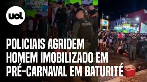 Vídeo flagra policiais agredindo homem imobilizado durante confusão em