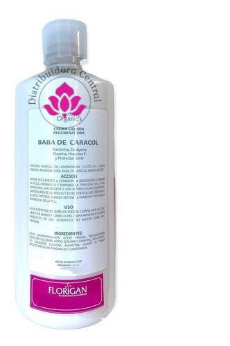 Baba De Caracol Crema Regeneradora 1lt Florigan Meses Sin Intereses