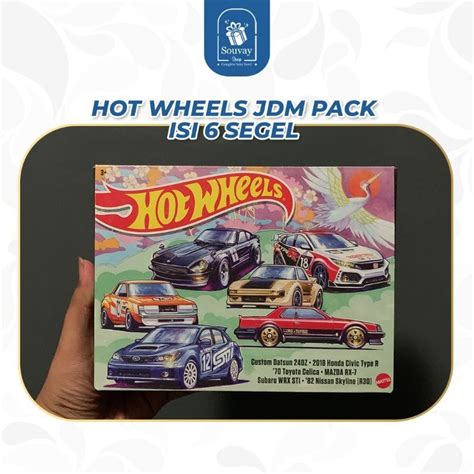 Hot Wheels GP Set Of JDM Cars Celica Subaru Mazda Honda Skyline Datsun Seal Shopee Singapore