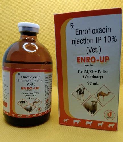 Enrofloxacin Injection I P Packaging Size 100ml Packaging Type