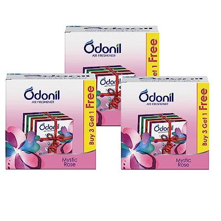 Odonil Bathroom Air Freshener Blocks Mix 75gm Buy 3 Get 1 Free