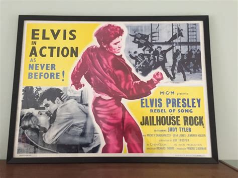 Movie Poster Elvis Presley Jailhouse Rock Movie 1957 Catawiki