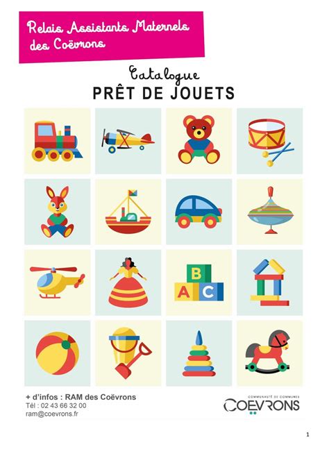 Calam O Catalogue Pr T De Jouets