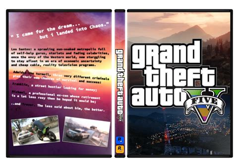 Viewing Full Size Grand Theft Auto 5 Box Cover