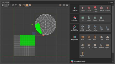 Use The Uv Editor To Unwrap Uvs Unity Learn