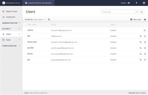 creating user accounts