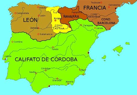 Historia EspaÑola 25 Reinos Cristianos Condado Y Reino De Castilla