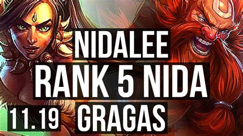 Nidalee Vs Gragas Jungle Rank Nida Winrate