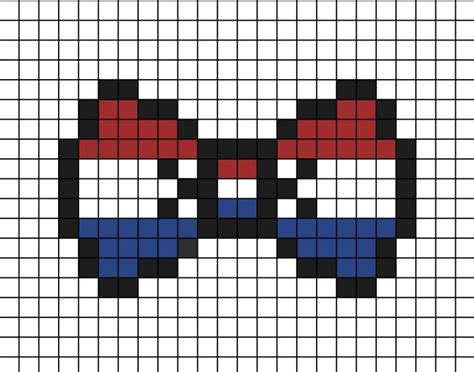 Netherlands Bow Tie Pixel Art Картинки