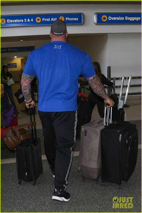 Game of Thrones' The Mountain Towers Over His Wife at LAX: Photo 4190148 | Pictures | Just Jared