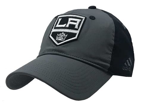 Adidas Men S Los Angeles Kings Coach Flex Fit Hat Baseball Cap Hnl Hockey Sizes Sports Diamond