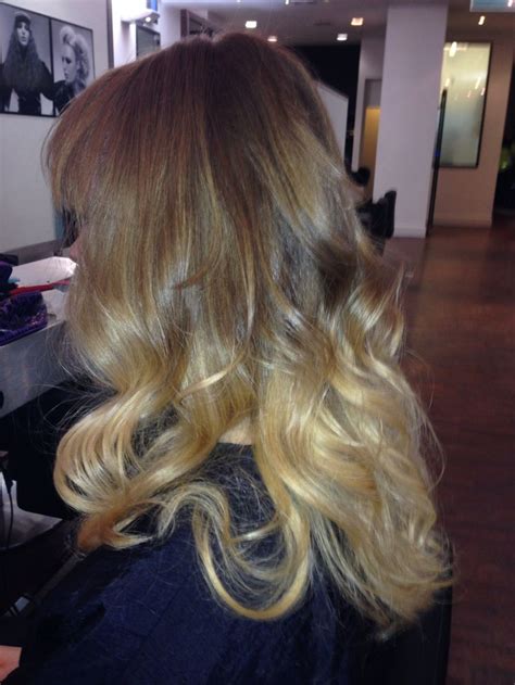 Balayage Dip Dye Colour Blonde Blonde Color Hair Styles Long Hair